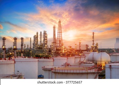 Oil And Gas Industry - Refinery Factory - Petrochemical Plant