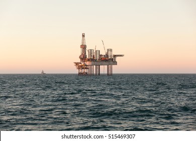 Offshore Jack Rig Middle Sea Sunset Stock Photo (Edit Now) 539854030