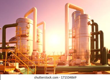 Oil And Gas Processing Plant