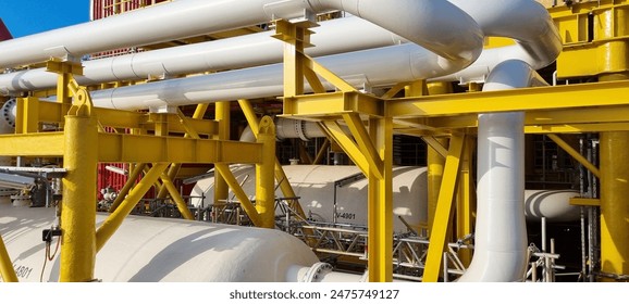Oil and gas processing platform FPSO