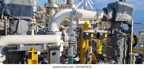 Oil and gas processing platform FPSO