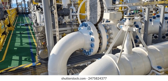 Oil and gas processing platform FPSO