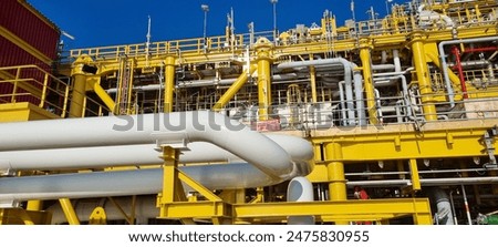 Oil and gas processing platform FPSO