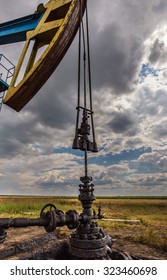 Oil and gas well, in remote rural area in Europe