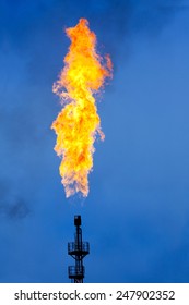 Oil Industry: Flare Stack