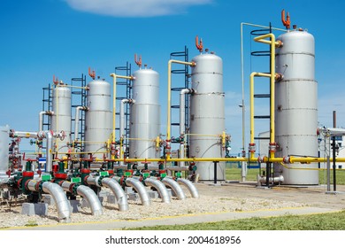 Ölindustrie. Öl- und Gasraffinerien. 