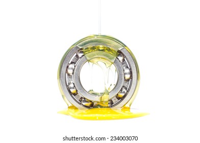 Oil On Metal Ball Bearing 