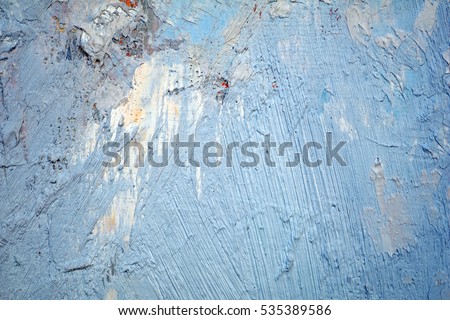 Oil Painting closeup texture background with  blue gray white colors vivid colorful creative
detailed vibrant brush strokes 