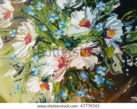 Oil Painting flowers