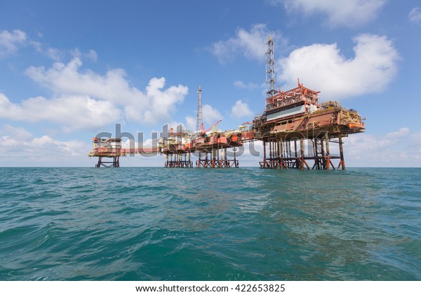 Oil Platform Australia Stock Photo (Edit Now) 422653825