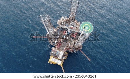 Oil platform. oil exploration platform