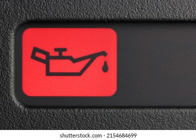 Oil Pressure Warning Light In Car Dashboard