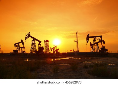 Oil pump, oil industry equipment - Powered by Shutterstock