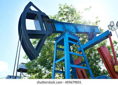 Oil Pump Jack Closeup