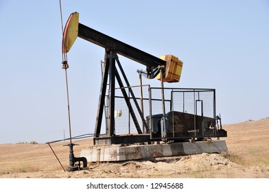 An Oil Pumping Unit, Kern County, California