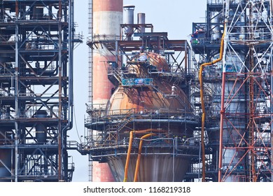 Oil Refinery at Port Dickson, Negeri Sembilan, Malaysia on August 29, 2018