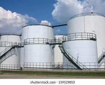 Oil Reservoir Storage Tank Mineral Oil Stock Photo 159529853 