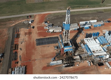 Oil Rig Drilling in North Dakota