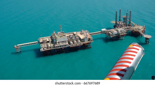  Oil Rig In The Persian Gulf/Arabian Sea