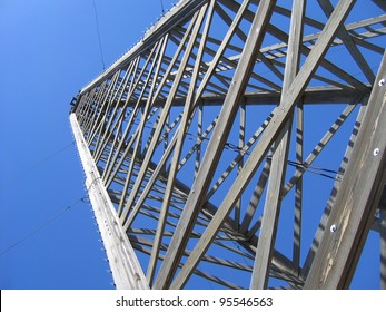 Oil Rig And Tower In Texas