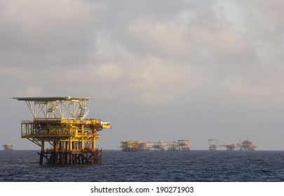 Oil Rigs In The South China Sea