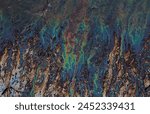 Oil Slick close up - abstract background