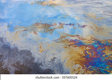 Oil Slick On The Water