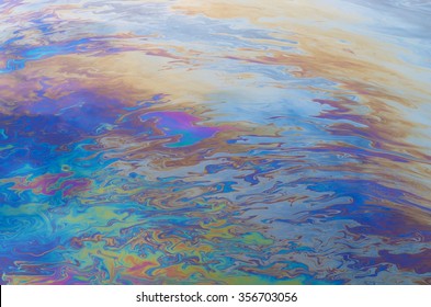 Oil Slick On The Water