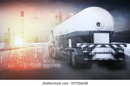 Oil transport by truck