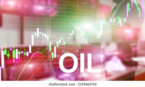 Oil Trend Up. Crude Oil Price Stock Exchange Trading Up. Price Oil Up. Arrow Rises. Abstract Business Background