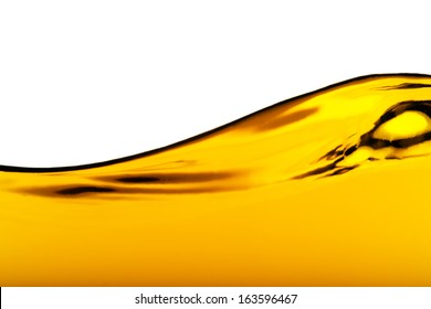 Oil Wave On A White Background