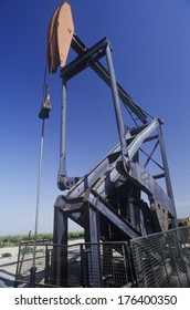 Oil Well In The Central Valley, CA