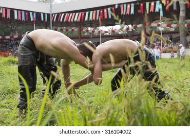 Oil Wrestling