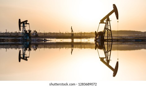 The Oilfield With Pump Units