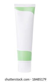 Ointment tube isolated on a white background