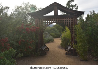 Ojai California zen meditation garden.