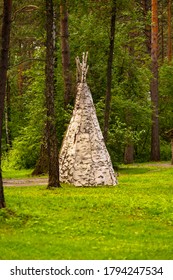 Ojibwe (Ojibwa) Birch Bark Wigwam, National Monument