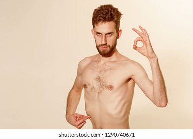 1000 Skinny Man Chest Stock Images Photos Vectors Shutterstock