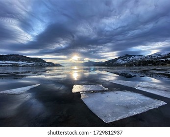 Okanagan Winter Ice Break Up