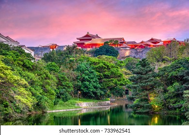 Okinawa, Japan at Shuri Castle.
