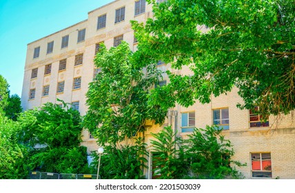 Oklahoma City Oklahoma - Circa August 2022   

The Old Abandoned Police Headquarters About To Be Demolished
