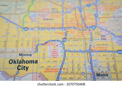 Oklahoma City On USA Map