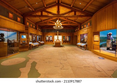 Oklahoma, DEC 12 2021 - Interior View Of The National Cowboy And Western Heritage Museum