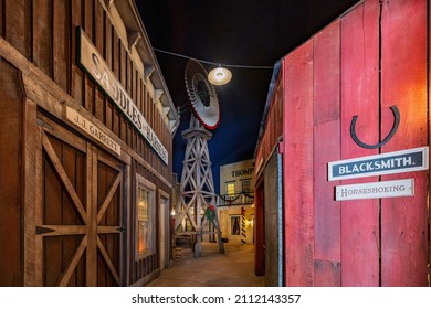 Oklahoma, DEC 12 2021 - Interior View Of The National Cowboy And Western Heritage Museum