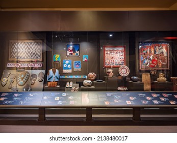 Oklahoma, FEB 27 2022 - Interior View Of The National Cowboy And Western Heritage Museum