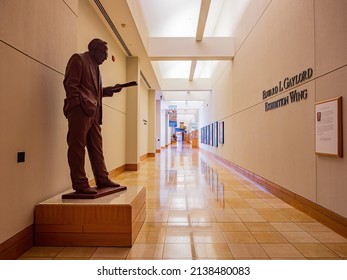 Oklahoma, FEB 27 2022 - Interior View Of The National Cowboy And Western Heritage Museum