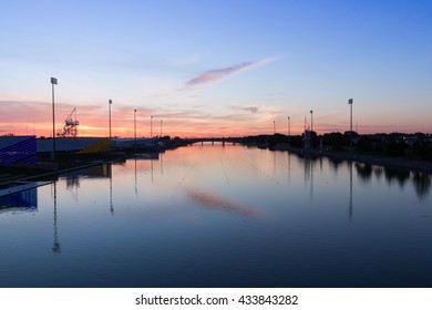 Oklahoma River At Dawn