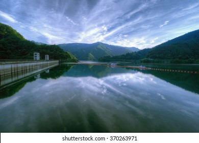 Okutama Lake,dam,japan