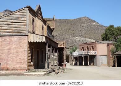 Old Abandoned American Western Town