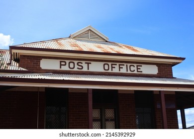 An Old Abandoned Australian Post Office Building N The Outback Of Western Australia.